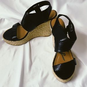 Rebels Platform Espadrilles Wedge Sandals